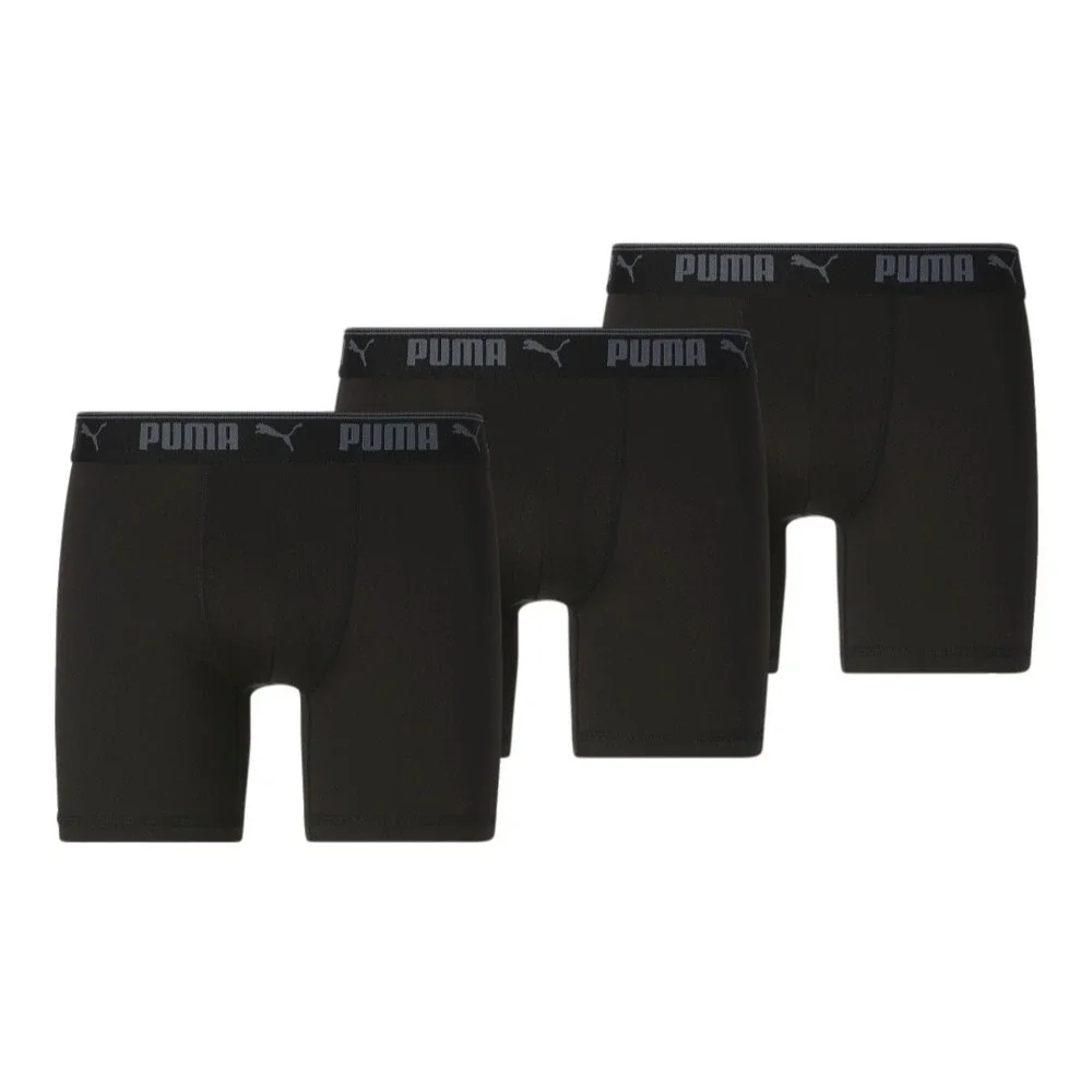 Puma Performance Training Fit Boxer Brief 3 Pack Black Men's Size XL 40-42